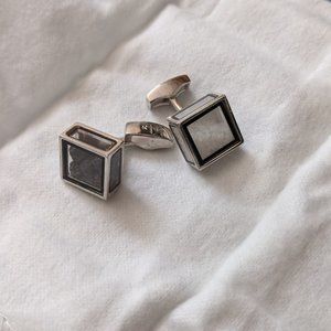 Salt and Pepper Pandora's Box Cufflinks Tateossian